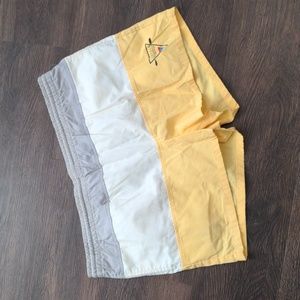 Jantzen Vintage Men's Size 36 Gray/Yellow and White Swim Trunks Jantzen Marina